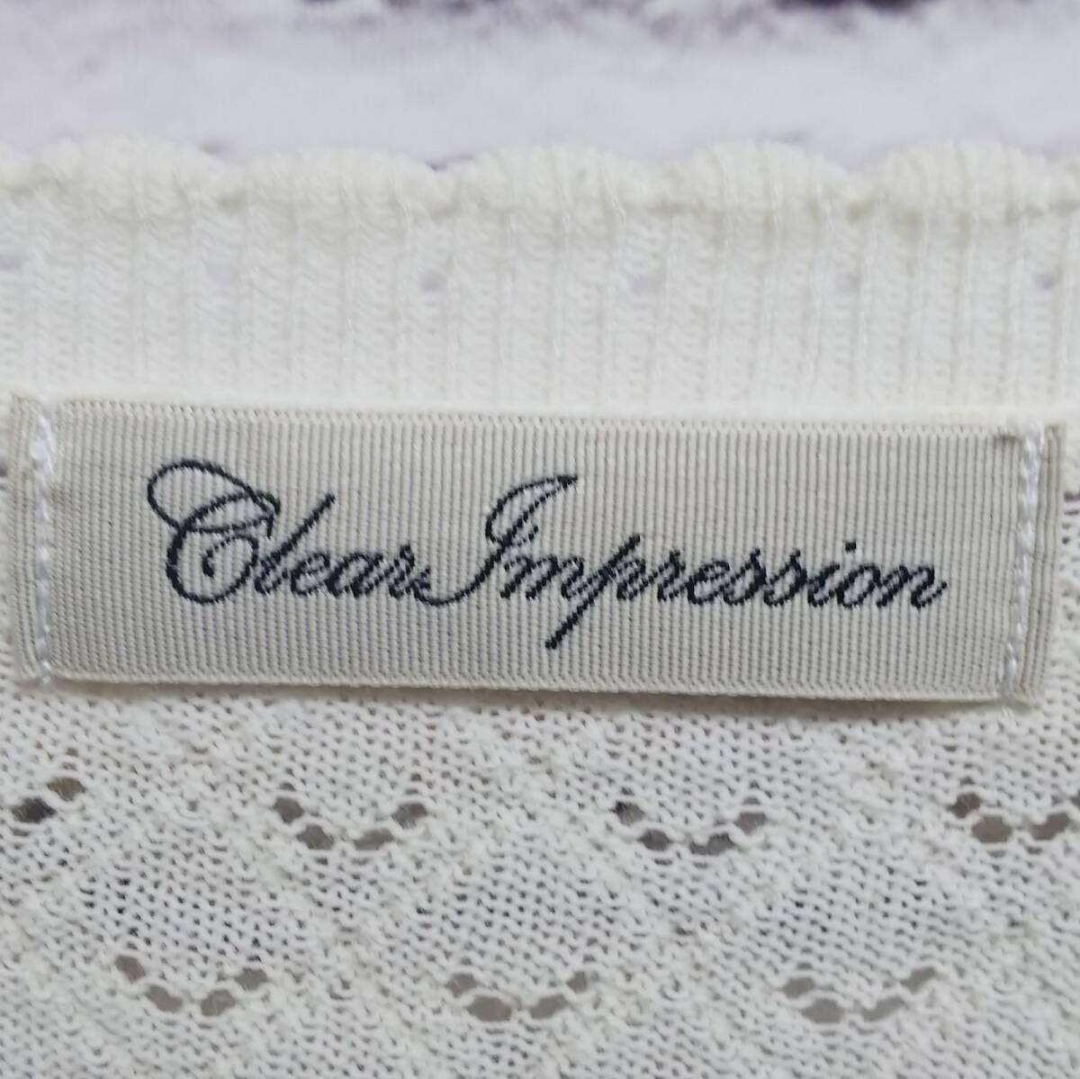 クリアインプレッション　Clear Impression　カーディガン　トップス　サイズ　2