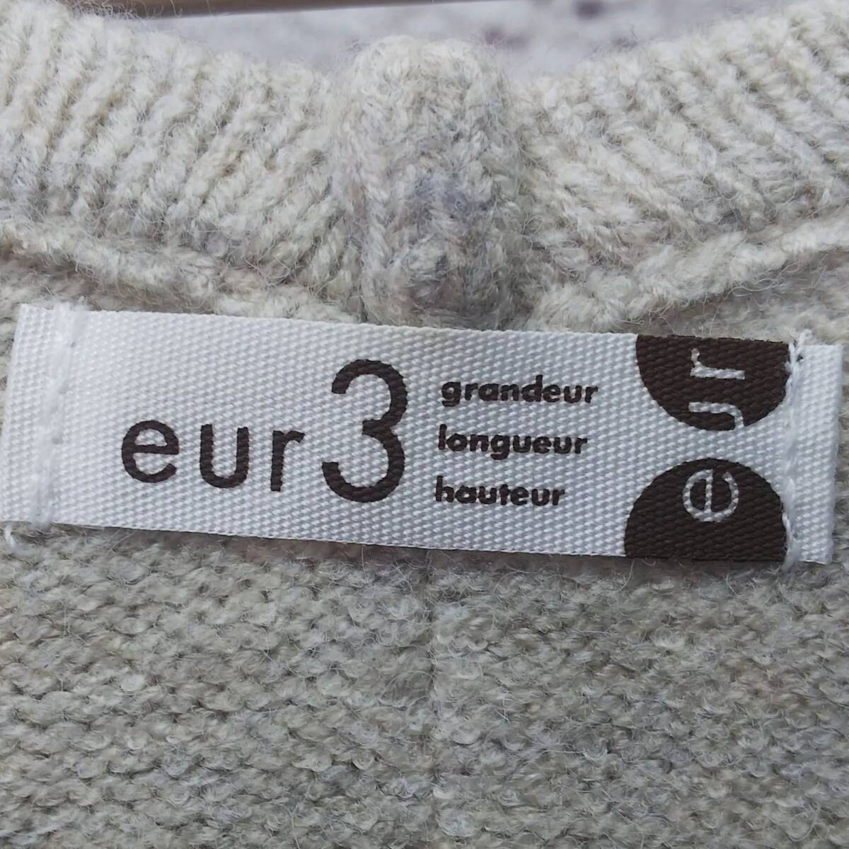 エウルキューブ　eur3　ニットセーター　サイズ　2