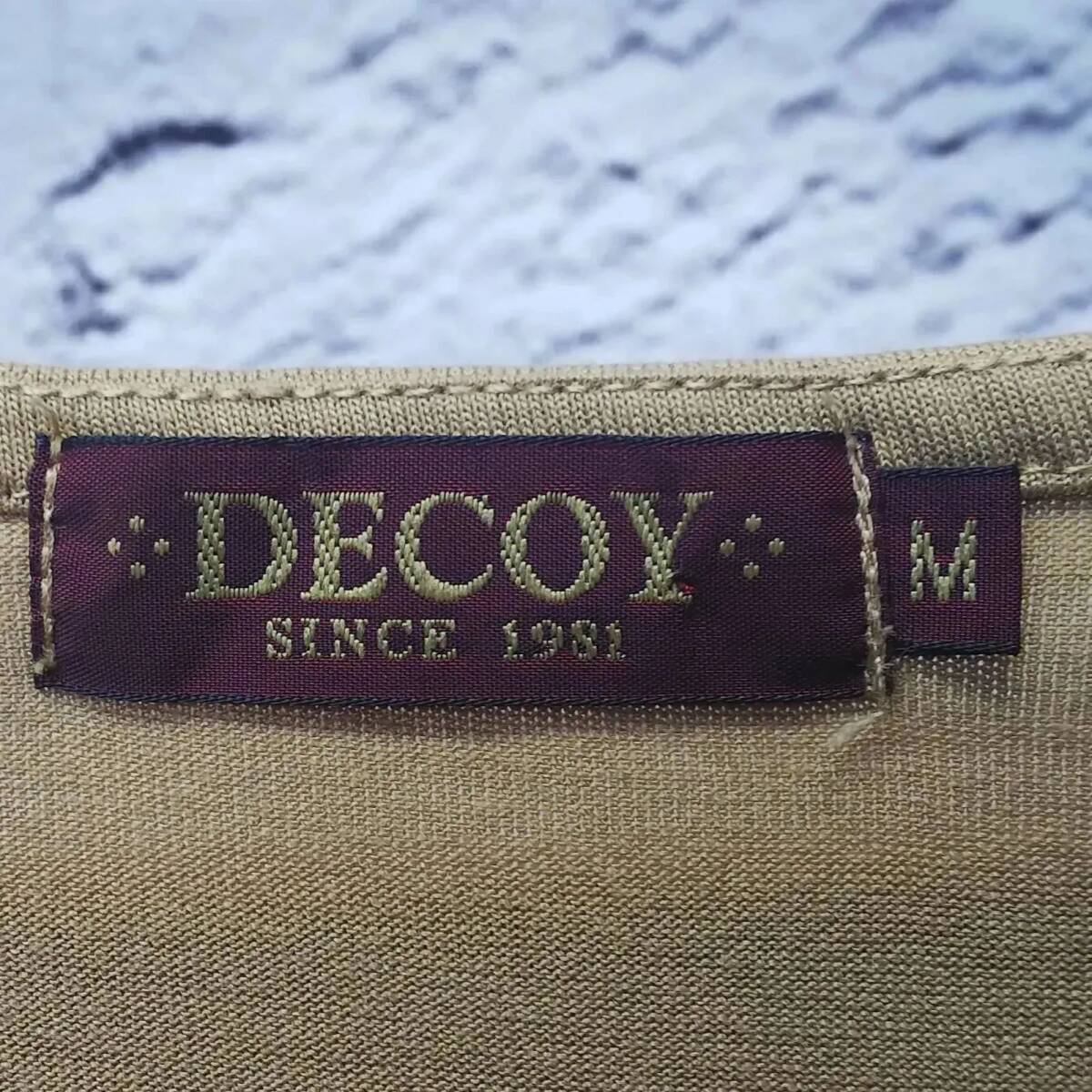 デコイシンスイチキュウハチイチ　DECOY SINCE 1981　Tシャツ　サイズ　M