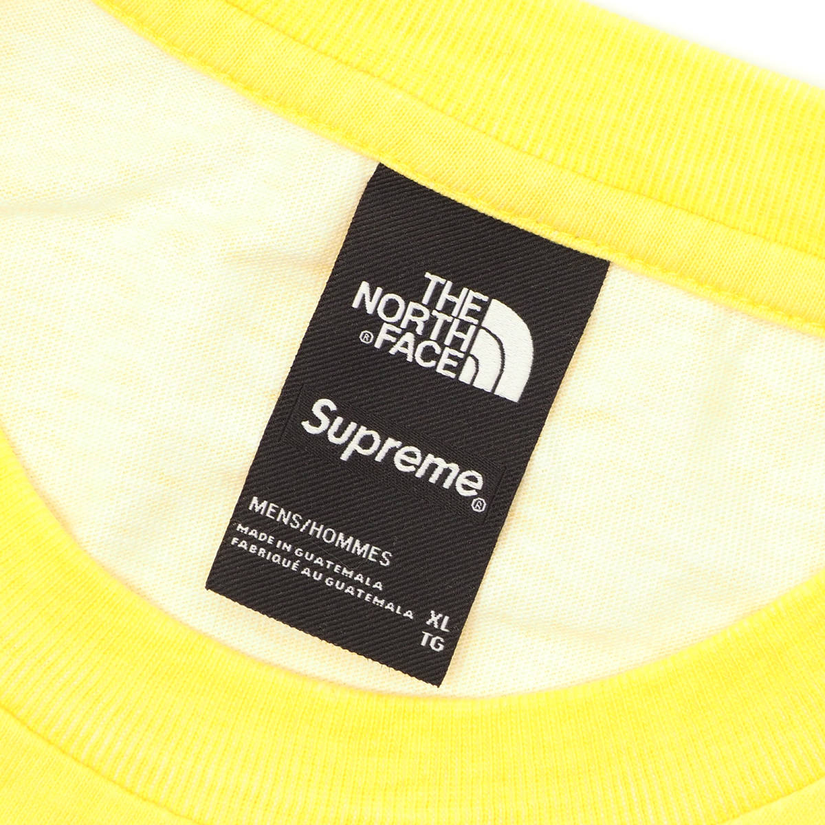Supreme/The North Face Pigment Printed L/S Top 黄色XL ザ ノース フェイス ピグメント プリンテッド ロングスリーブ トップ 2022FW_画像2
