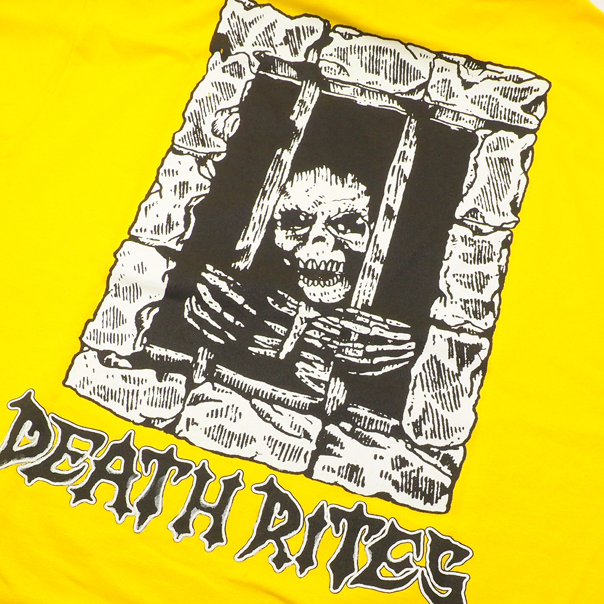 Death Rites - Left to Die S/S T-Shirt　黄色M　デス ライティス - レフト トゥ ダイ ショートスリーブ ティーシャツ_画像3