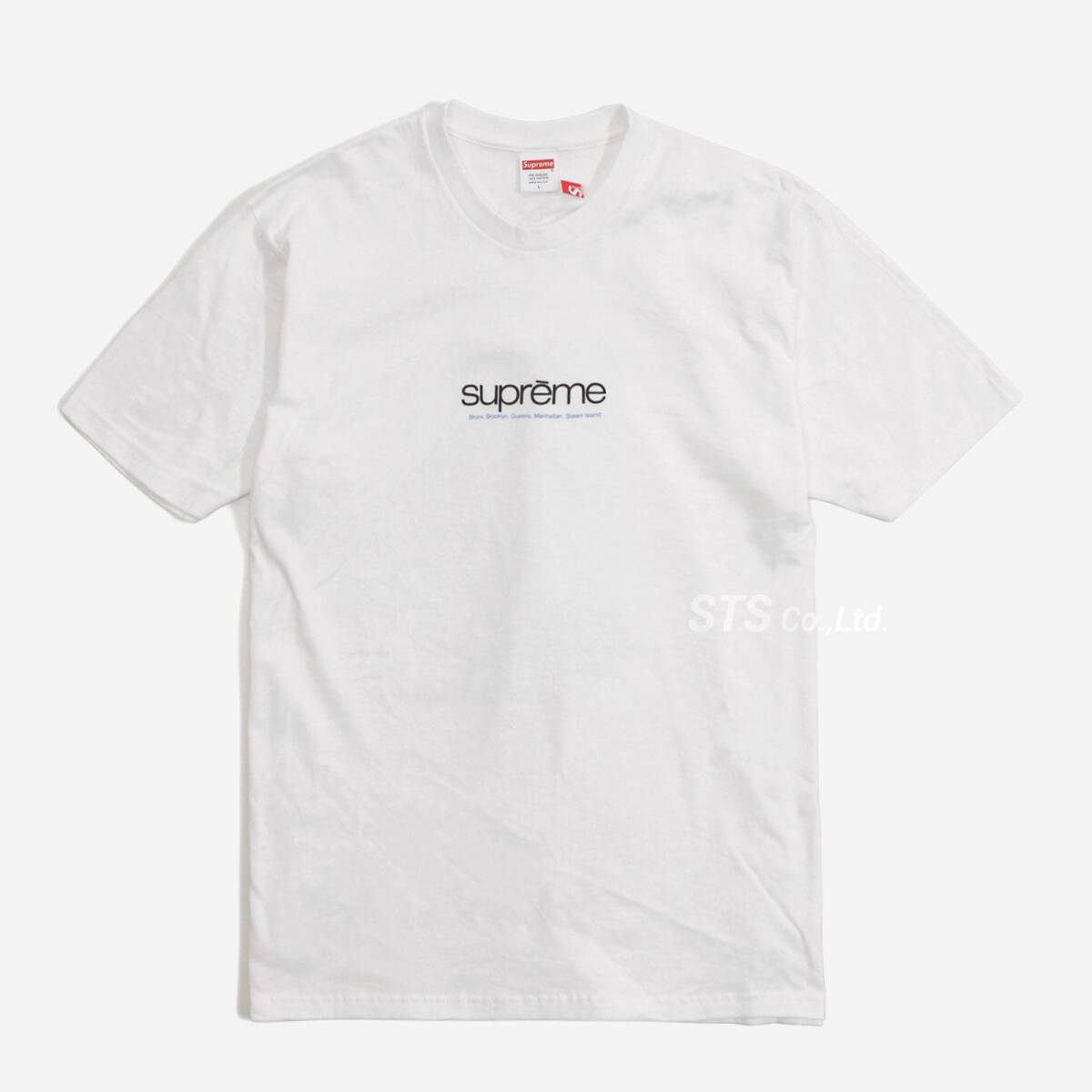 Supreme - Five Boroughs Tee　白M　シュプリーム - ファイブ ボロース ティー　2021SS_画像1