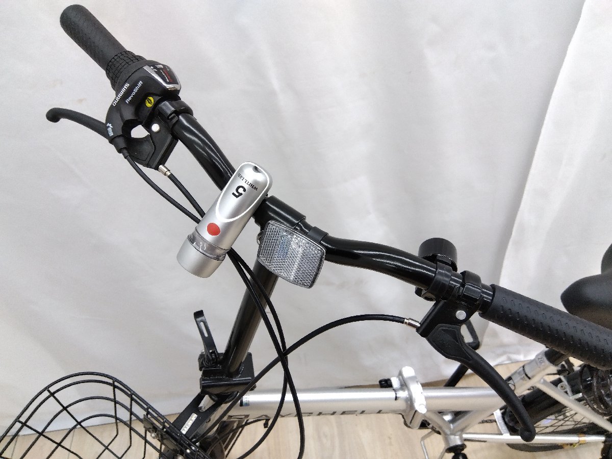 手渡し可 折り畳み自転車 20インチ(20×1.75) RAYCELL 変速6段 55×106×150cm 折りたたみ自転車 中古美品 アウトドア 通勤の画像5
