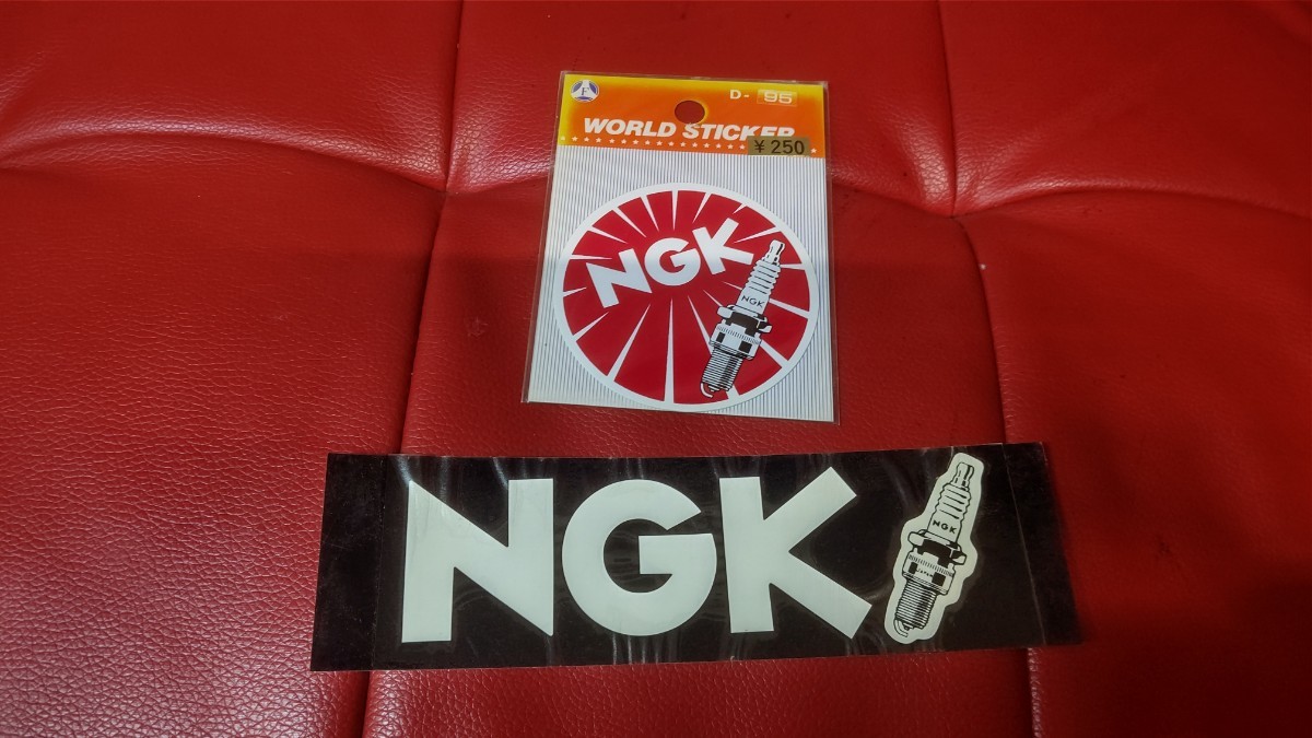 NGK プラグ ステッカー 当時 ビンテージ レトロ_画像1