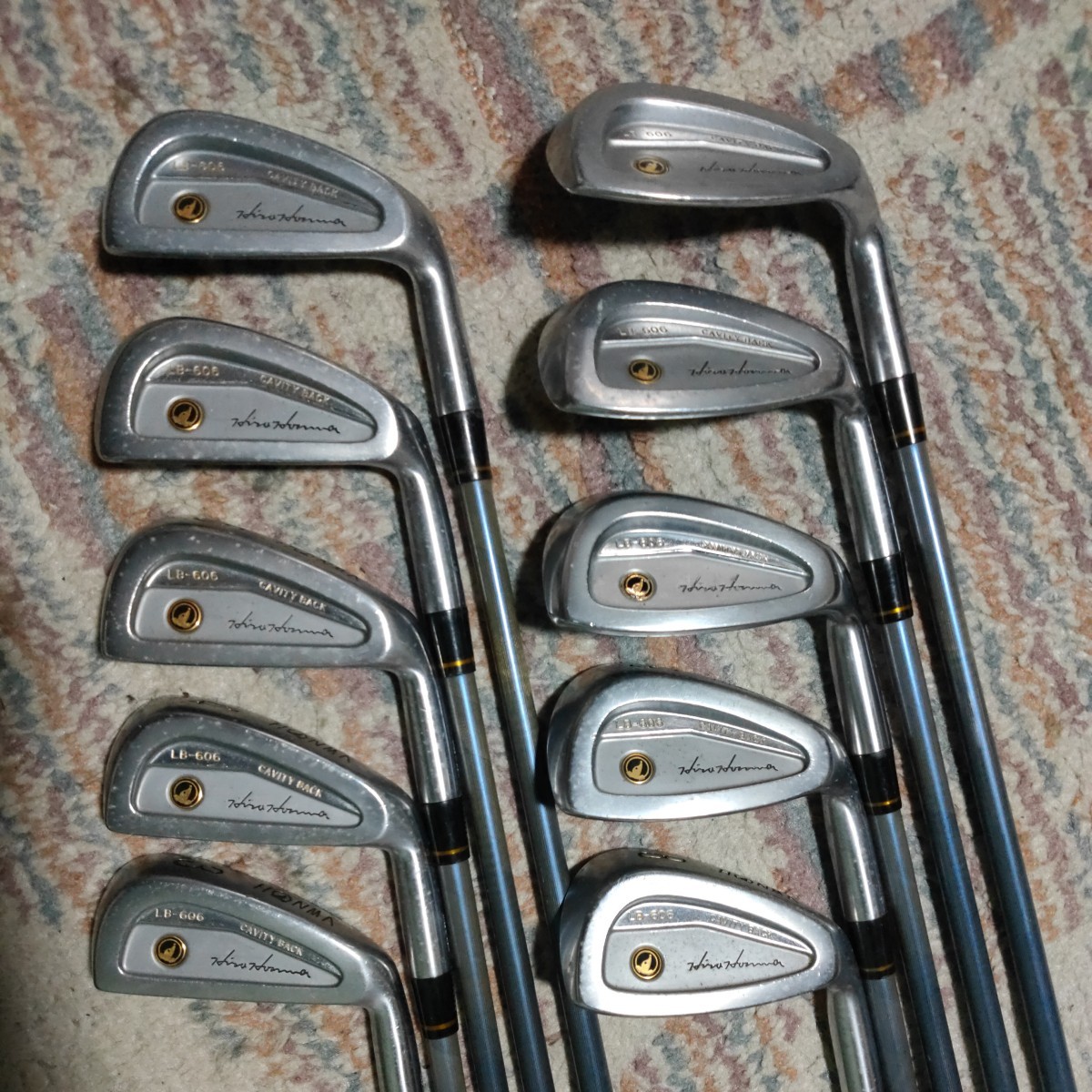 黄638)HONMA ホンマ ゴルフクラブ アイアン 10本セット LB-606 3 黄638)HONMA ホンマ ゴルフクラブ アイアン 10本セット LB-606 3