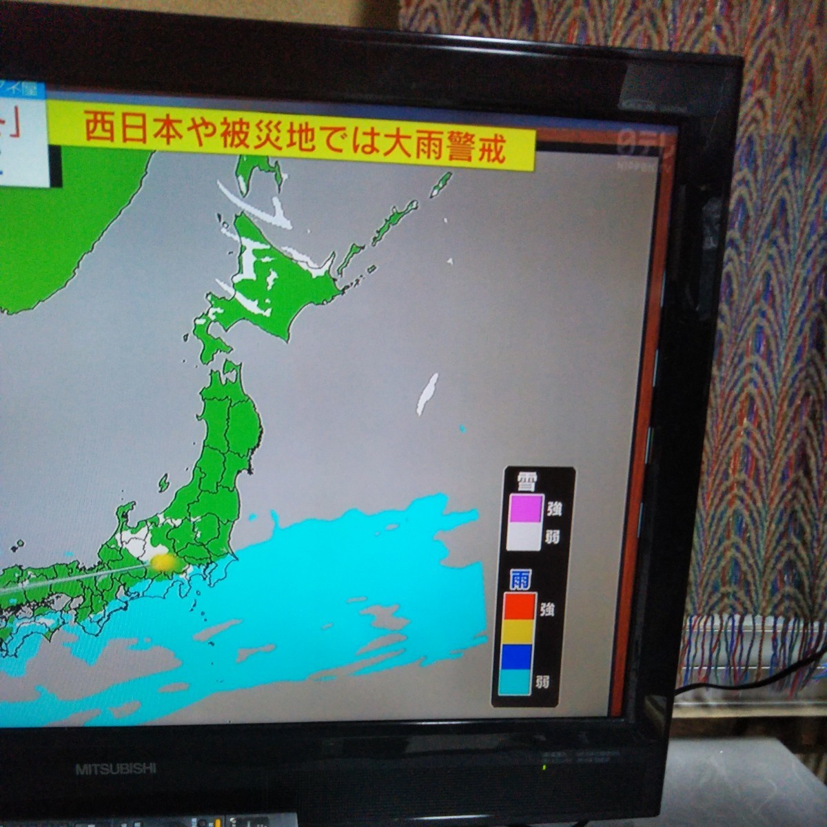 送料無料(M442)三菱　ミツビシ　MITSUBISHI　液晶テレビ　３２型　LCD-32MX30_画像3