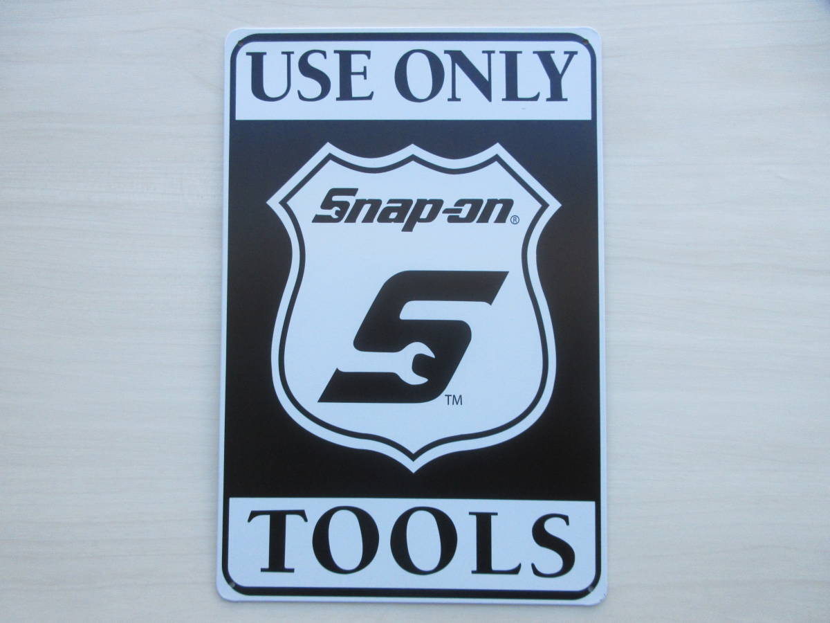 新品※レトロブリキ看板/アンティーク加工/スナップオン Snap-on TOOLSの画像1