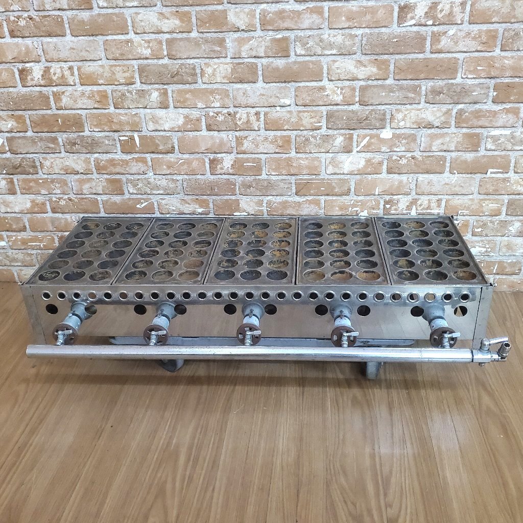Yahoo!オークション - 24U046 たこ焼き機 都市ガス φ4.5cm 18玉 Yahoo!オークション - 24U046 たこ焼き機 都市ガス φ4.5cm 18玉