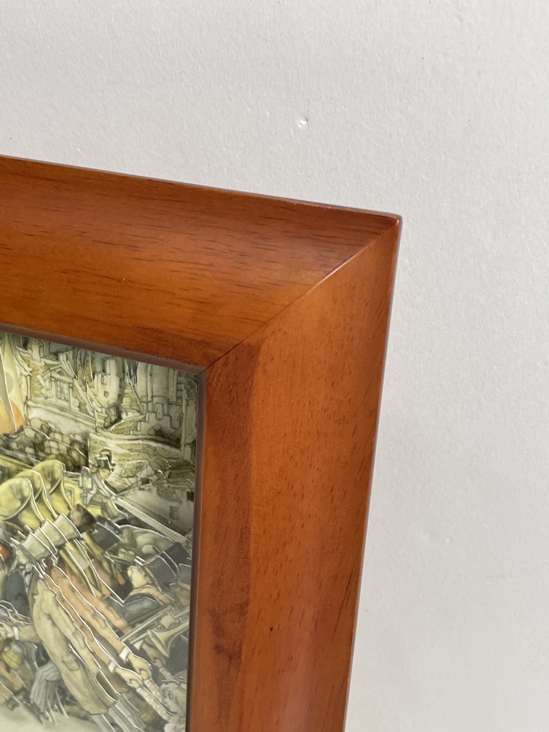 ● コレクター必見 ANTON PIECK アントン・ピック シャドーボックス 3Dアート 木製 額装 額縁 壁掛 飾り インテリア コレクション ef314_画像7