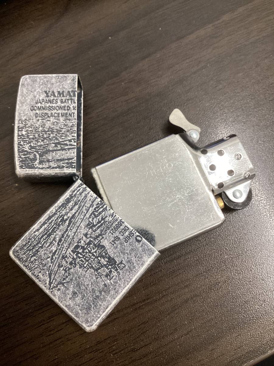 【9810】ZIPPO 『YAMATO JAPANES BATTLESHIP 大日本帝国海軍 戦艦大和 限定品』　第二次世界大戦 オイルライター ジッポー　1円スタート★_画像2