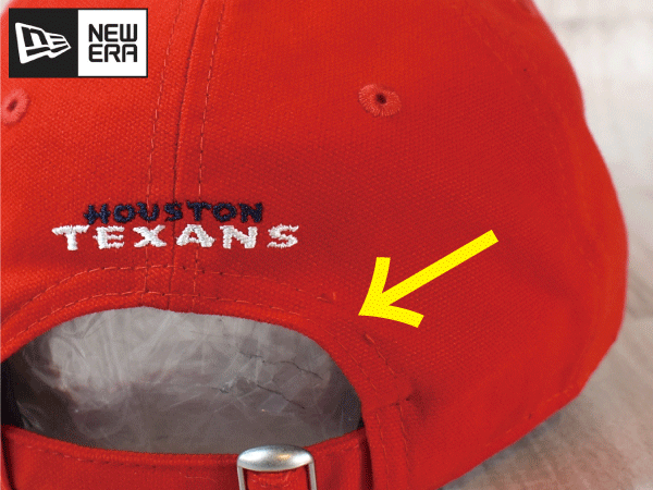 ★未使用品★NEW ERA ニューエラ HOUSTON TEXANS テキサンズ NFL 9TWENTY フリーサイズ キャップ 帽子 USモデル A92_画像6