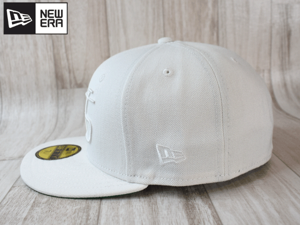 ★未使用品★NEW ERA ニューエラ VOLCOM ボルコム スケボー スノボ 59FIFTY 7-1/4 57.7cm フラットバイザー キャップ 帽子 USモデル A129_画像4