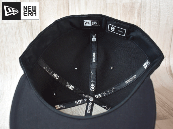 ★未使用品★NEW ERA ニューエラ 59FIFTY 8 63.5cm 無地 キャップ 帽子 USモデル デッドストック J27_画像6