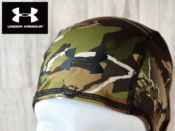 訳アリ★未使用品★UNDER ARMOUR アンダーアーマー バレン 迷彩柄 目出し帽 バラクラバ ビーニー ネックウォーマー 2WAY フリーサイズ A227_画像6