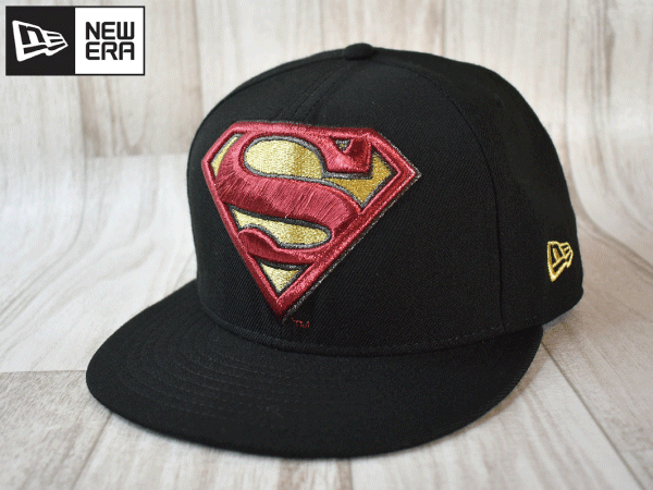 ★未使用品★NEW ERA ニューエラ DC COMICS SUPERMAN スーパーマン 59FIFTY 7-1/2 59.6cm キャップ 帽子 オールドモデル A276_画像1