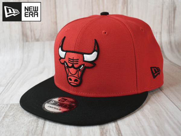 ★未使用品★NEW ERA ニューエラ NBA CHICAGO BULLS シカゴ ブルズ 9FIFTY フリーサイズ キャップ 帽子 USモデル A293_画像1