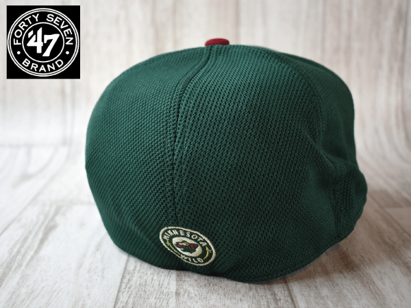 ★未使用品★47 BRAND 47ブランド NHL MINNESOTA WILD ミネソタ ワイルド S-M キャップ 帽子 USモデル A334_画像5