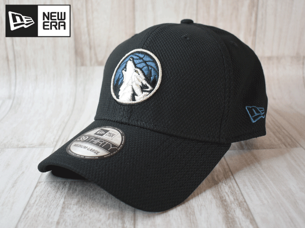 ★未使用品★NEW ERA ニューエラ NBA MINNESOTA TIMBERWOLVES ティンバーウルフス 39THIRTY M-L キャップ 帽子 USモデル A564_画像1