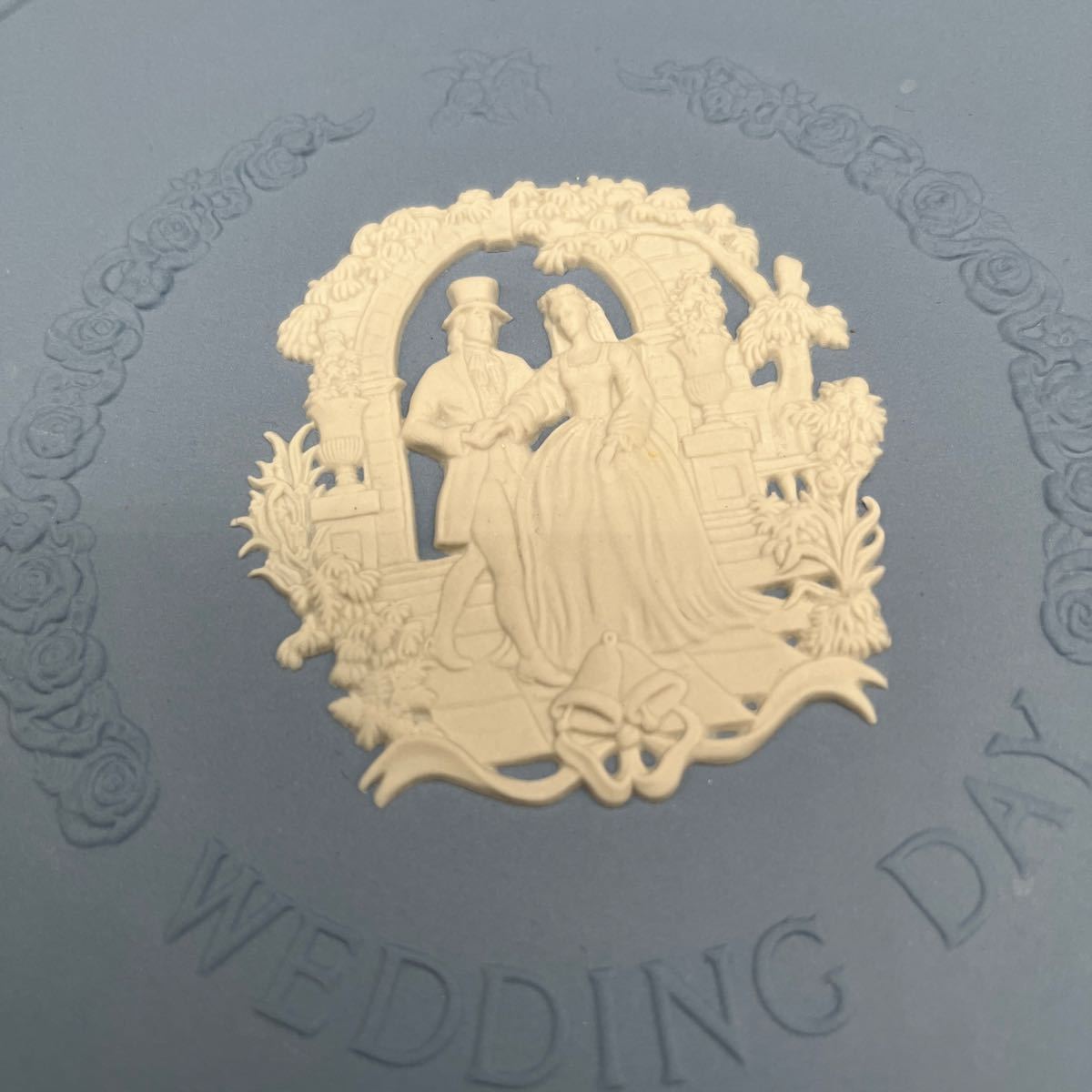 ウェッジウッド WEDGWOOD プレート Wedgwood ウエディング 飾り皿　箱入り_画像6