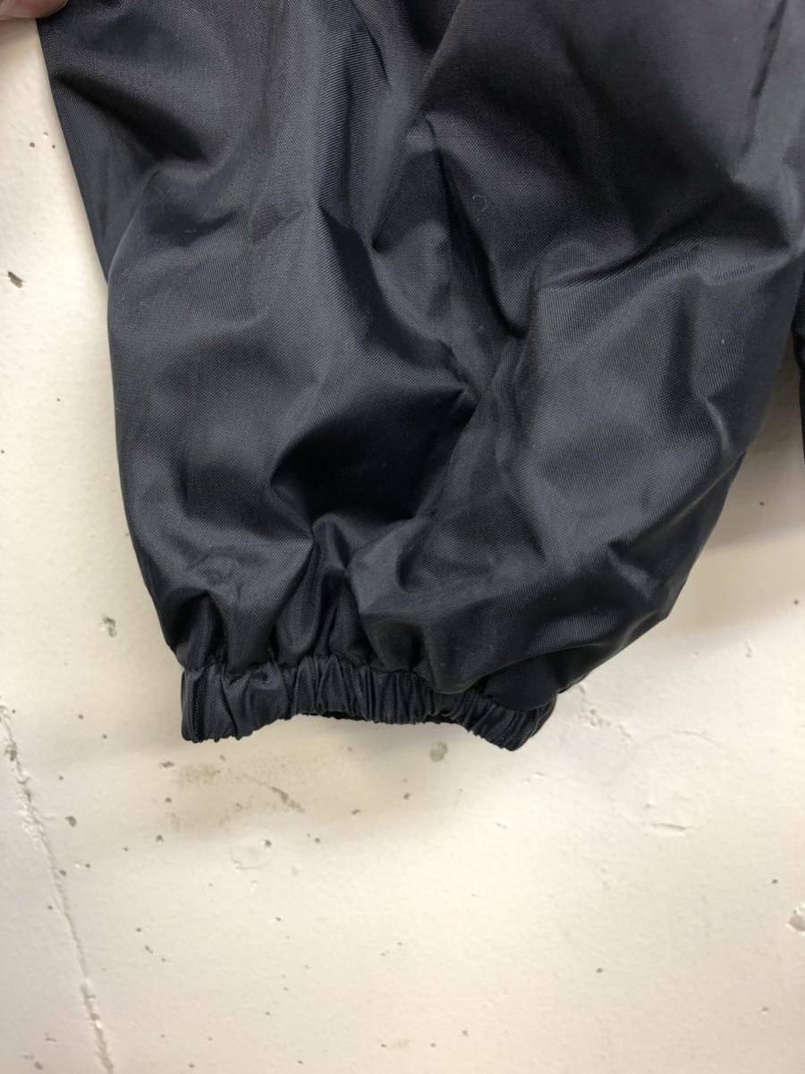 新品 90s年代 THE GREAT LAKES JACKET USA製 ナイロン コーチジャケット 黒 無地 M 珍しい襟に綿入りモデル デッドストックの画像2
