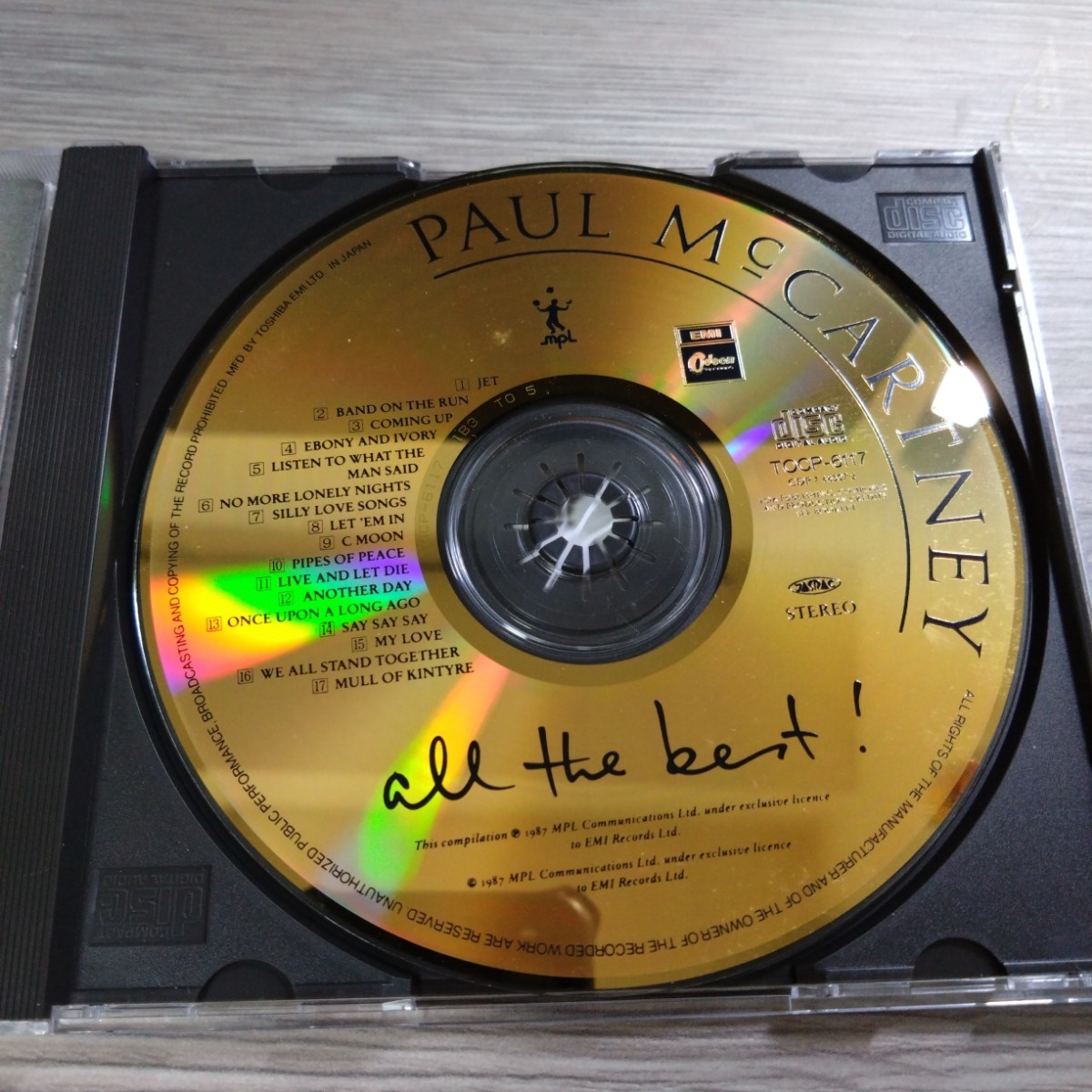 ALL THE BEST / ポール・マッカートニー GOLD CD ゴールド オール・ザ・ベスト_画像3