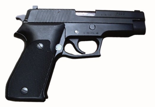 SIG Grip Set, Black Polymer, P220 West German 実物 フルサイズ P220 用 グリップ 実銃用 SIG SAUER 送料無料 .45 ACP , 9mm , .38 Super_もちろん銃本体は含みません。