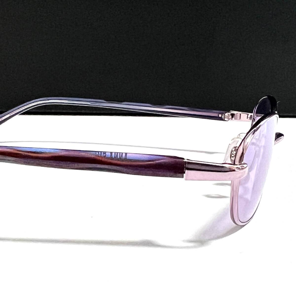◆ANNASUI アナスイ オーバル型サングラス アナスイカラー パープル 2033 日本製 レディース EYEWEAR sunglasses_画像4