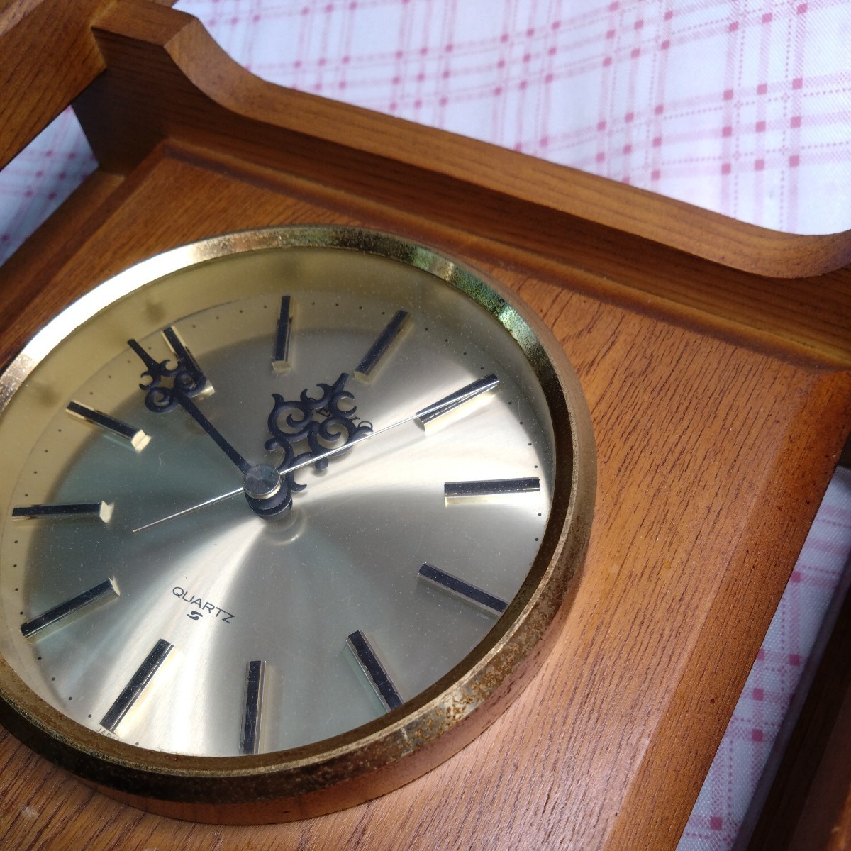  SEIKO セイコー 置き時計 QZ821 置時計 昭和レトロ コレクション 当時物の画像3