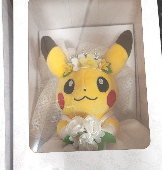 新品未開封　ポケモンセンターぬいぐるみ ピカチュウ結婚式 洋婚 ペアセット オスのすがた メスのすがた ぬいぐるみ