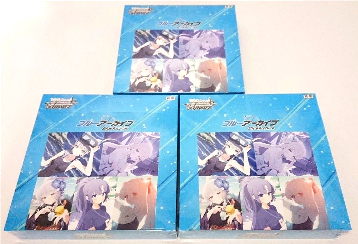 買いオンラインストア ヴァイスシュヴァルツ ブルーアーカイブ 3BOX