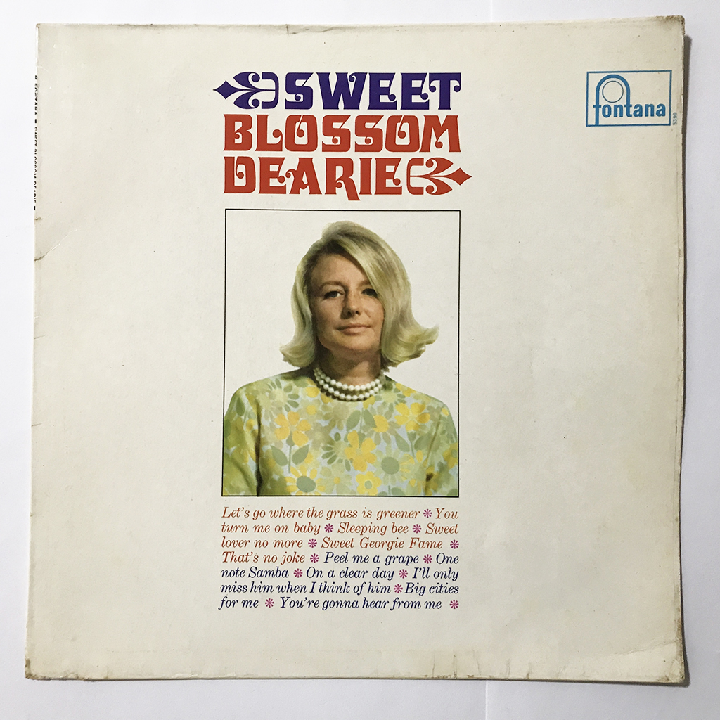 UK Англия запись ORIG LP#Blossom Dearie#Sweet Blossom Dearie#Fontana [Sweet George Fame] сбор монофонический [ прослушивание возможно ]