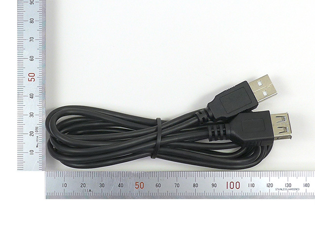 ＵＳＢ延長ケーブル ＵＳＢ２．０ ＴｙｐｅＡオス⇔ＴｙｐｅＡメス ２ｍの画像2