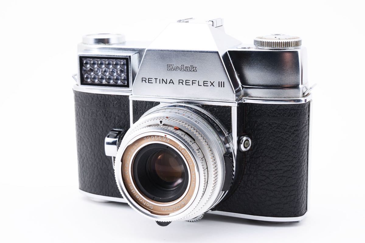 極上品＊Kodak RETINA REFLEX III型 3型　Xenar 50mm F2.8 ケース付