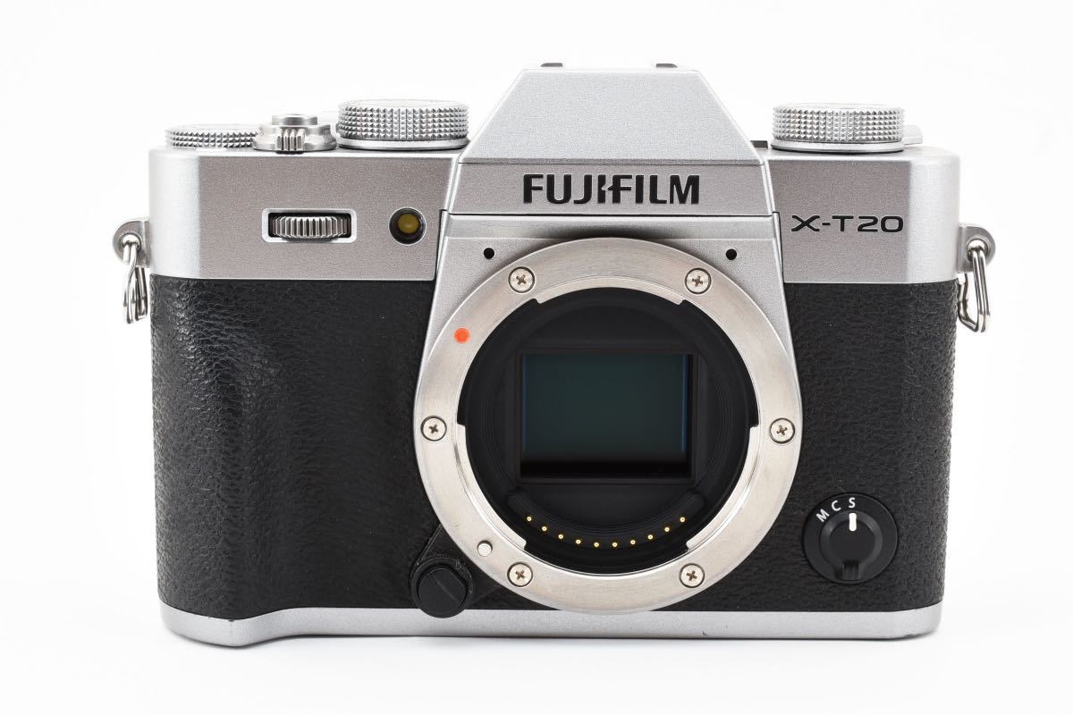 1円～美品＊富士フイルム FUJIFILM X-T20 ボディ シルバー デジタル ミラーレス 一眼カメラ_画像3