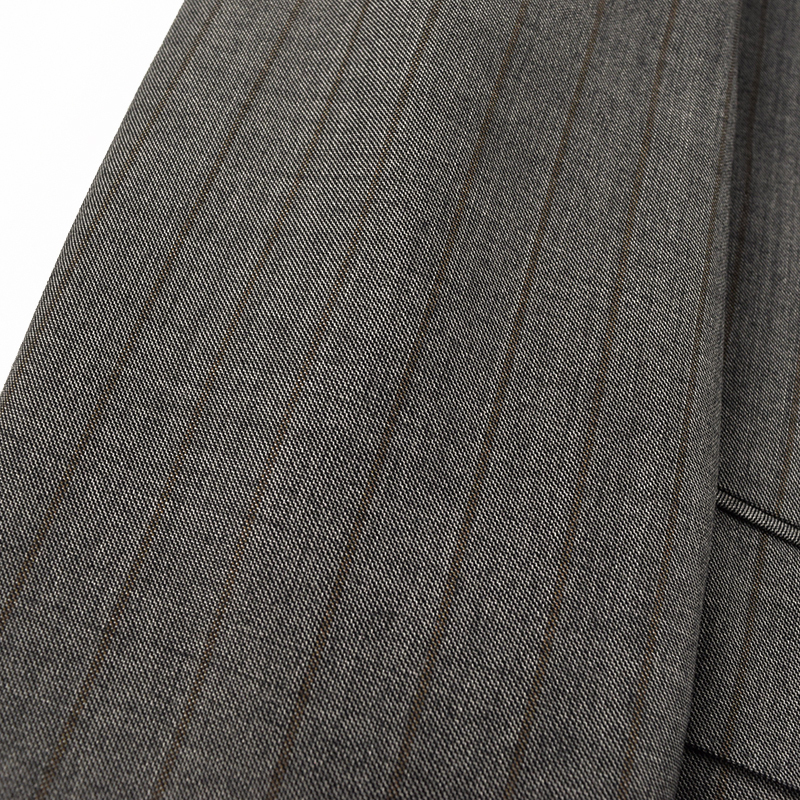 *STUDIO by D\'URBAN Durban * autumn winter [CANONICO] Italy cloth Super110\' wool stripe suit gray /A7