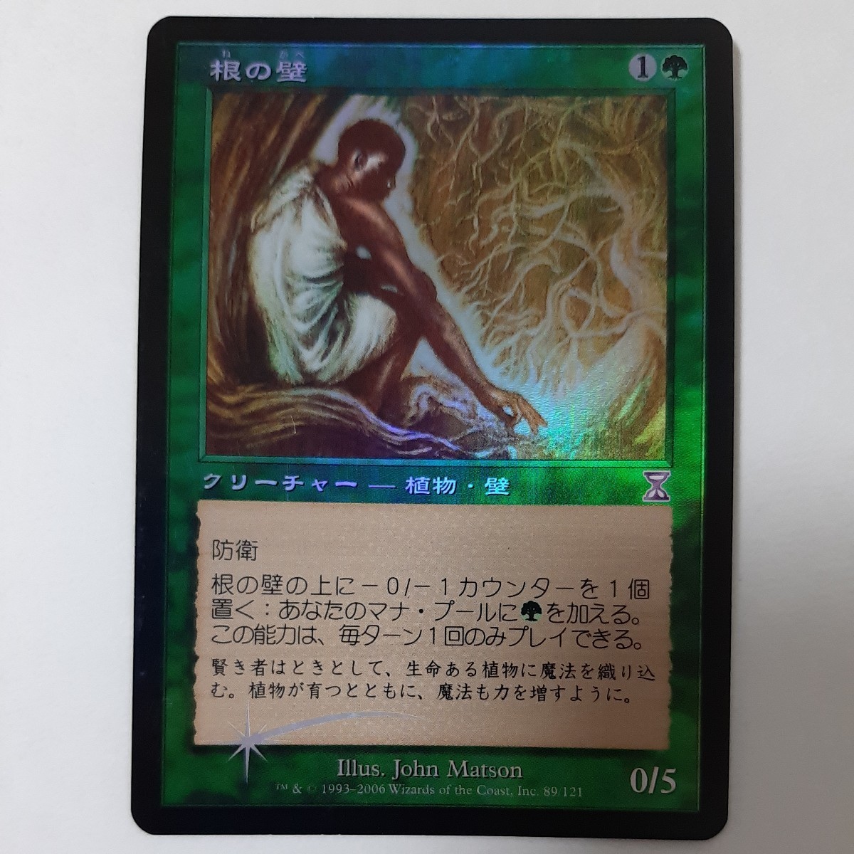 FOIL 根の壁 TSB 日本語版 MTG_画像1