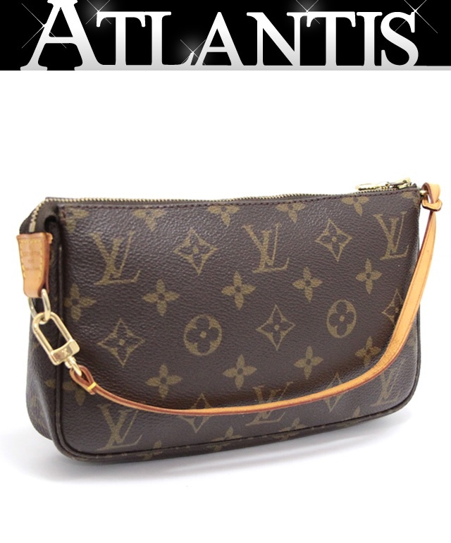 ルイヴィトン LOUIS VUITTON ポシェットアクセソワール ポーチ ハンドバッグ モノグラム M51980【64097】_画像1