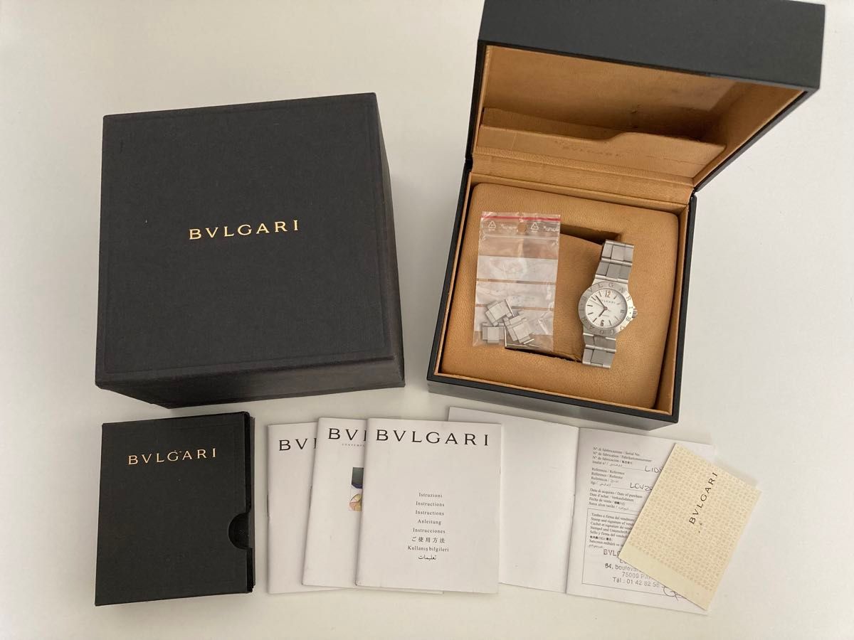 訳あり　ブルガリ BVLGARI LCV29SSD ディアゴノ　 白　腕時計 時計　デイアゴノ