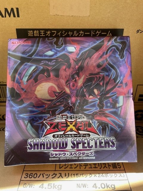 ◎ KONAMI コナミ 遊戯王 ZEXAL SHADOW SPECTERS シャドウスペクターズ BOX 30P入り 未開封品