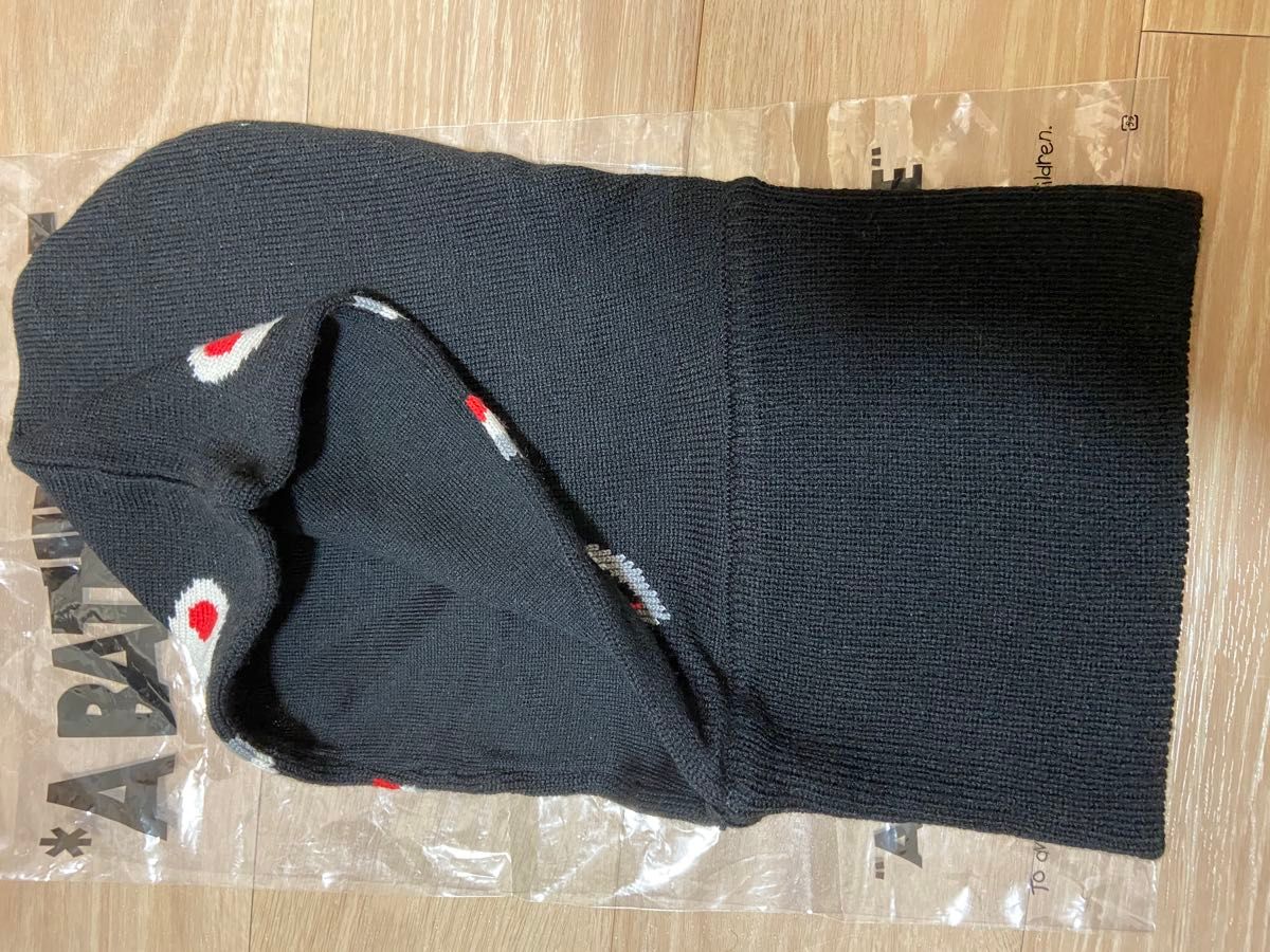 A BATHING APE シャークパーカー型 フード付きネックウォーマー