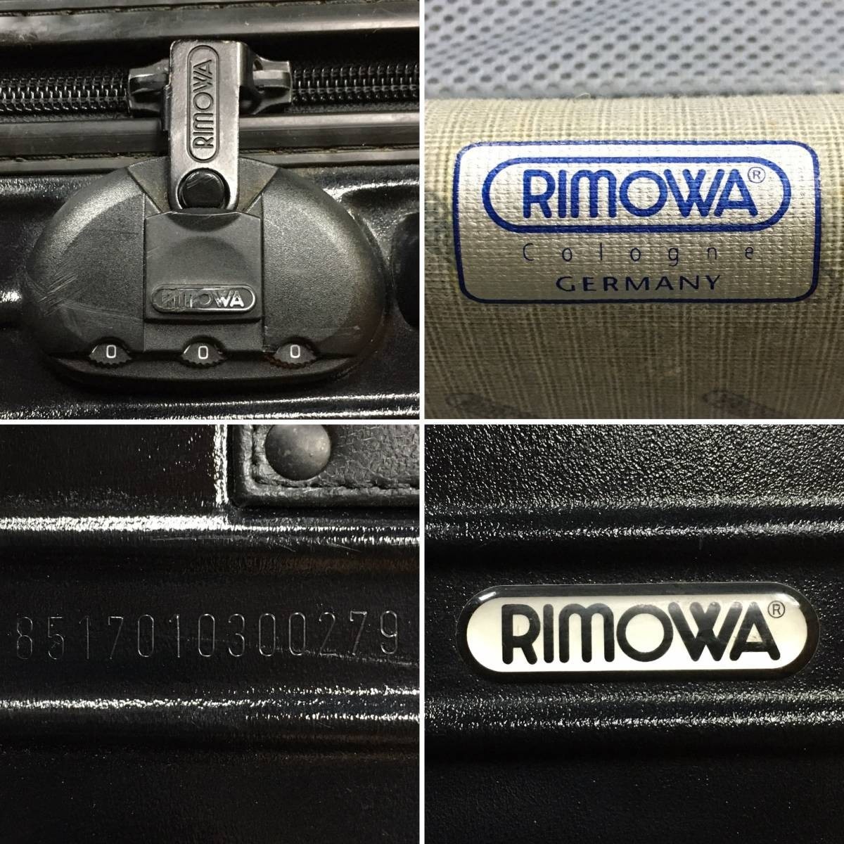 RIMOWA Rimowa SALSA cальса чемодан 851.70 85170 черный чёрный 82L поли машина bone-to2 колесо 
