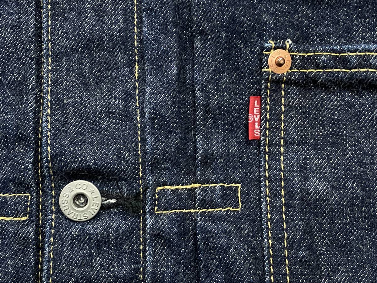 日本製 LEVI'S リーバイス 71506-XX 1st ファースト デニムジャケット Gジャン 大戦モデル ドーナツボタン 月桂樹 サイズ38_画像3