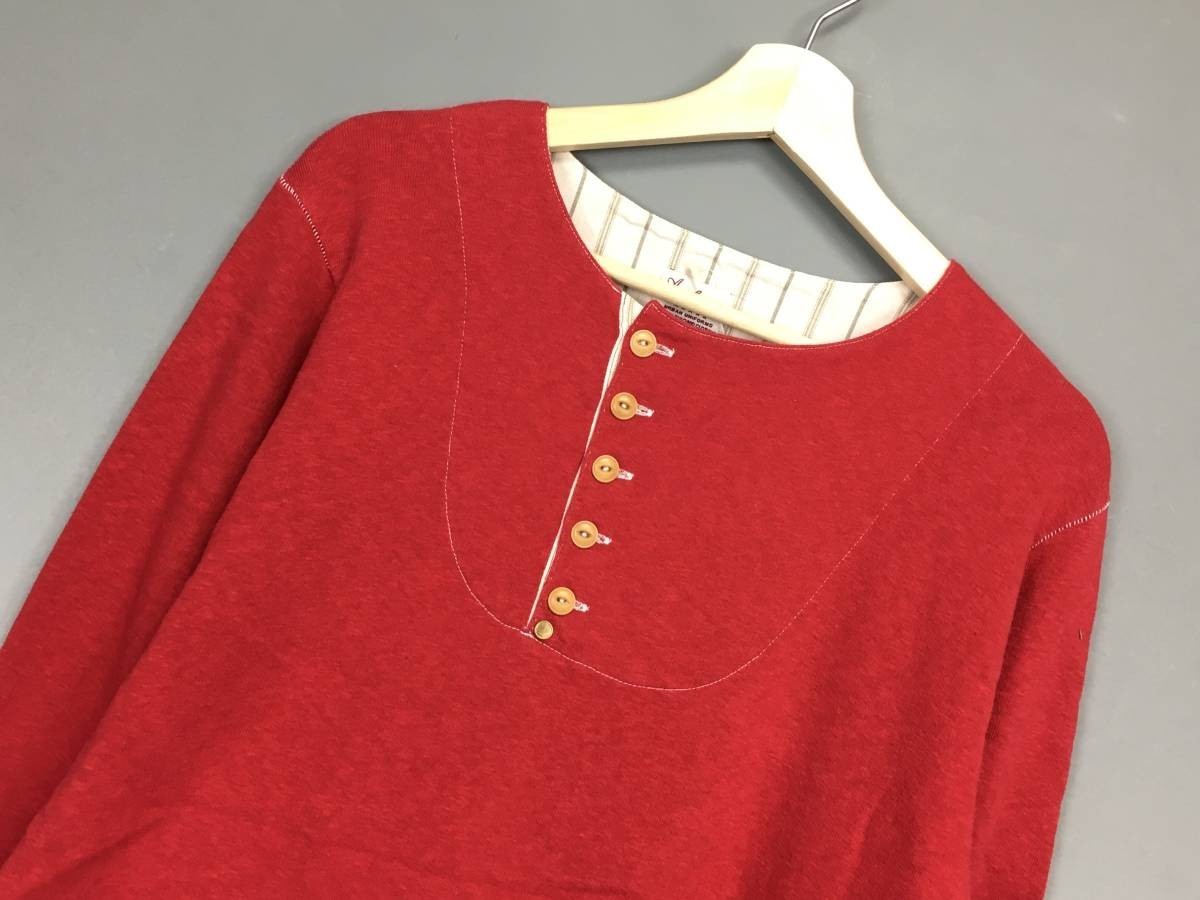 未使用品 Anachronorm アナクロノーム Tilted Henley Neck T 未使用品 Anachronorm アナクロノーム Tilted Henley Neck T