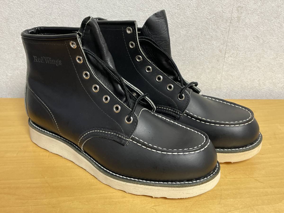 未使用品 00年製 羽タグ RED WING レッドウイング 8130 IRISH SETTER アイリッシュセッター ブラッククローム 9E_画像3