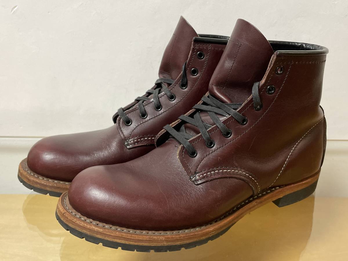 美品 11年製 RED WING レッドウイング 9011 BECKMAN ベックマン ブラックチェリー フェザーストーン 8.5D