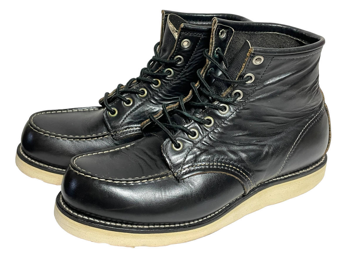 箱付き8E 97年製 四角犬タグ RED WING レッドウイング 8179 アイリッシュセッター ブーツ ブラッククローム_画像1