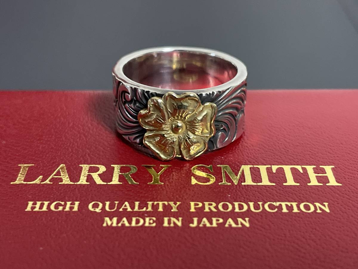 LARRY SMITH ラリースミス KARAKUSA ROSE RING No. 55 (10mm LARRY SMITH ラリースミス KARAKUSA ROSE RING No. 55 (10mm