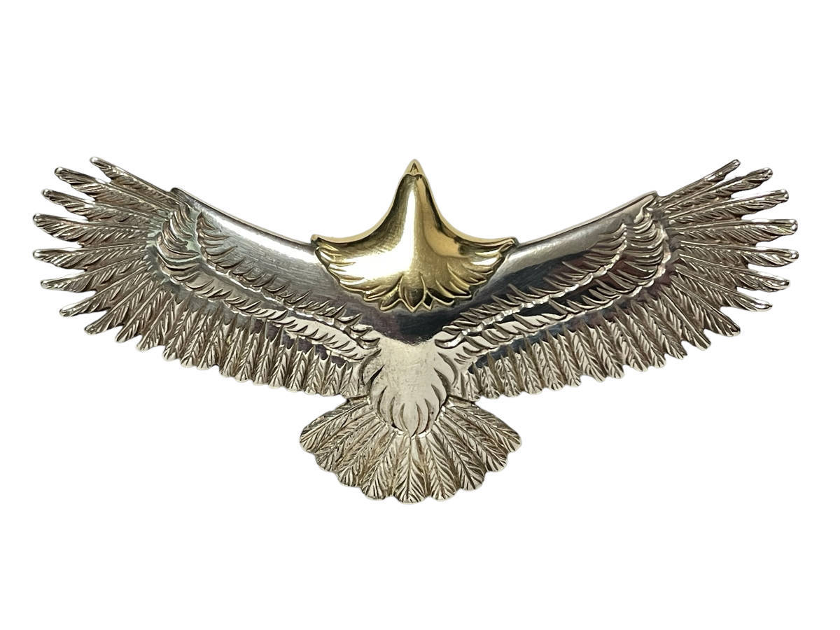 WINGROCK ウイングロック イーグル (L)R SILVER+18K ルビーアイ 頭金 ネックレス トップ