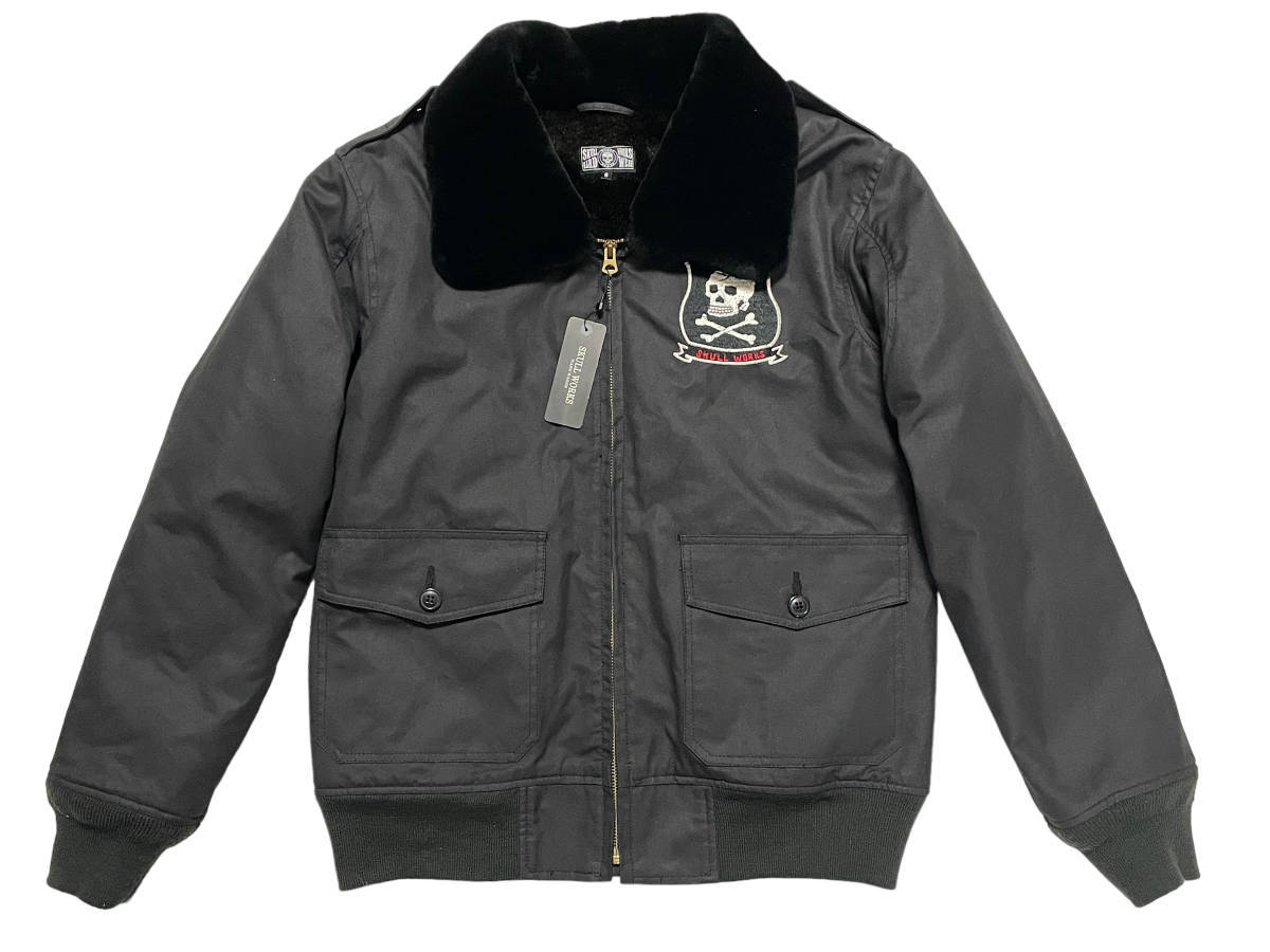 未使用品 S SKULL WORKS スカルワークス 130909 B-10 フライト 未使用品 S SKULL WORKS スカルワークス 130909 B-10 フライト