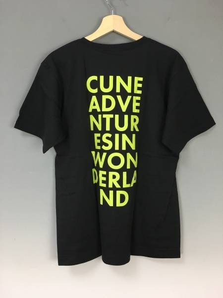 【岡山限定】 CUNE キューン tシャツ 青鬼 うさぎ 2周年 サイズL ブラック 新品未使用_画像2
